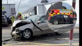 Emergency services attend collision in Limerick city