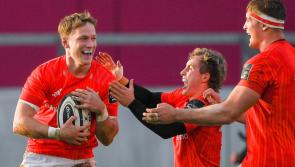 WATCH: Red hot Gavin Coombes grabs hat-trick as Munster thump Ospreys in Guinness PRO14