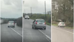 WATCH: Garda&iacute; share shocking video footage of drunk driver dangerously weaving on Irish road