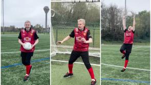 WATCH: RTE Late Late host Patrick Kielty brushes up on GAA skills ahead of special show