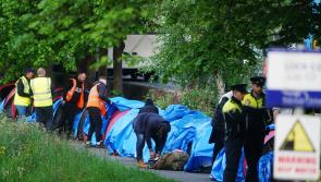 New Dublin migrant camp will be ‘moved on’, minister says