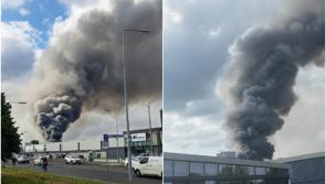 BREAKING: Warnings issued as major fire breaks out at Coolock industrial estate