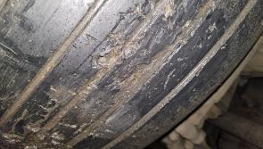 ALERT: Garda&iacute; in crash risk warning as they stop lorry with dangerously worn tyres