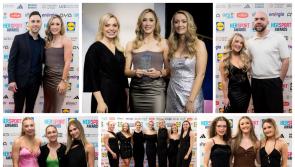 PICTURES: Ireland's top sportswomen, partners and families step out in style to awards night