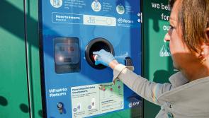 Thousands of discarded bottles collected during Riverfest in Limerick