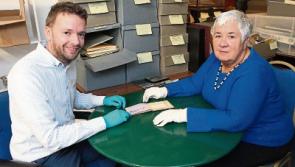 Parting&nbsp;gift to Foynes Flying Boat Museum is a sweet memento