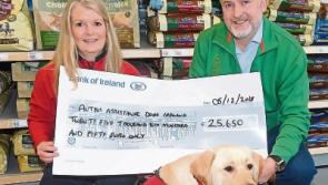 Maxi Zoo shoppers in Limerick help to provide autism assistance dogs 
