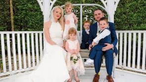 Lovely Limerick quads are ready-made flower girls and page boys for bride Lisa