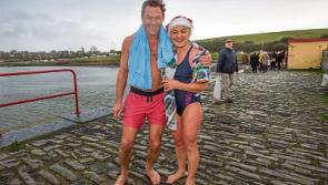 Togging out for Limerick: Dominic West ready to take part in Glin swim