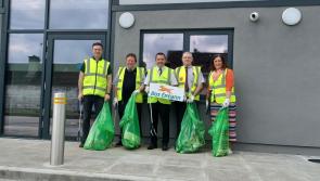 Bus Éireann employees help clean up Limerick as part of national campaign 