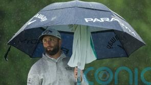 Jon Rahm not giving up hope of reigning at the end of a rain-affected Masters