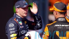 Max Verstappen sees off McLaren challenge to match Ayrton Senna’s pole record