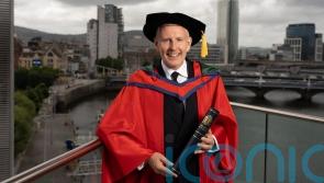 Patrick Kielty on his arts doctorate: ‘Cat couldn’t believe I got this honour’