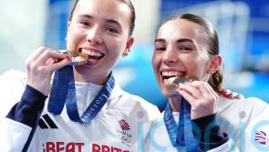 Father of diver ‘incredibly proud’ after pair secure first Paris medal