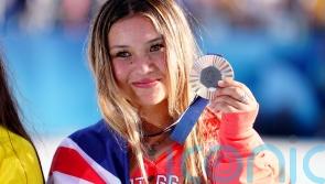 Sky Brown battles on bravely to win bronze medal after shoulder ‘popped out’