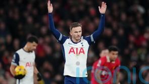 James Maddison urges Tottenham to ‘keep going and dig in’ after Liverpool rout