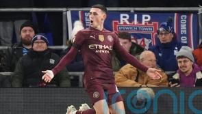 Phil Foden at the double as Man City hit Ipswich for six to return to top four