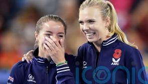 Jodie Burrage says Great Britain will celebrate BJK Cup finals spot with a party