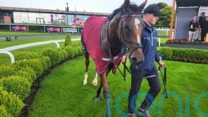 O&rsquo;Brien serves an ace with Flushing Meadows at the Curragh