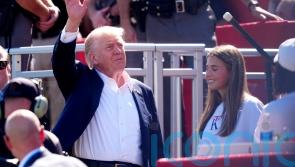 Donald Trump acts as United States&rsquo; chief cheerleader at Ryder Cup