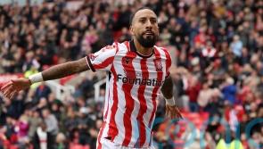 Sorba Thomas’ second-half goal earns Stoke comeback draw against Norwich