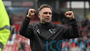 John Eustace sees ‘light at the end of the tunnel’ after point for Derby