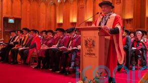 Champion’s cancer contribution recognised with honorary doctorate