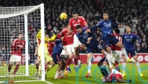 Arsenal miss chance to pull further clear at top as stubborn Forest claim point