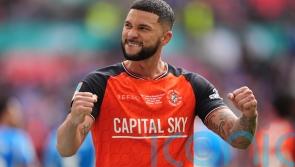 Nahki Wells scores twice as Luton beat Stockport to win EFL Trophy