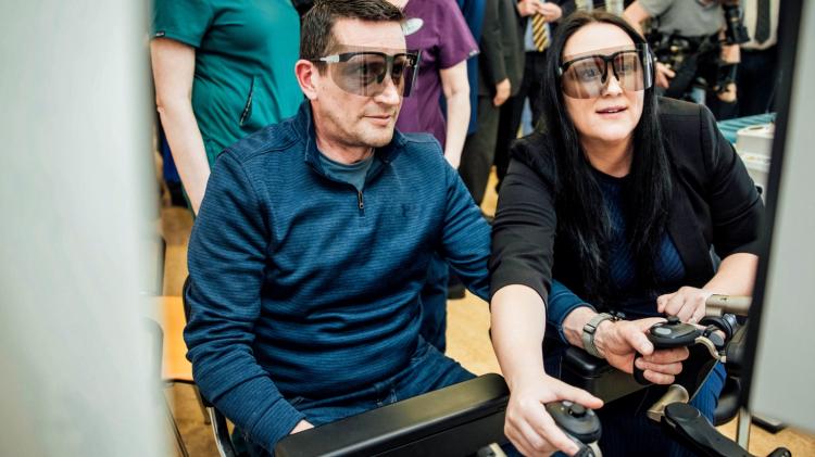 Versius robotic surgery system in St John's Hospital