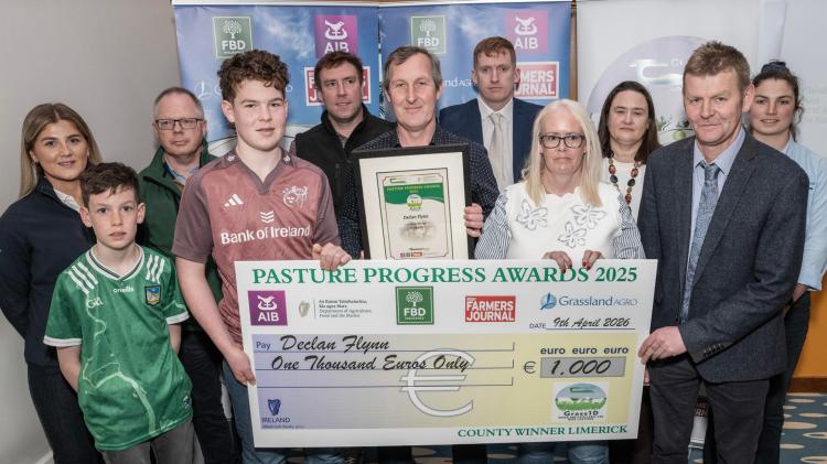 Grass is greener in Kilmallock as Flynns named Limerick winners of Pasture Progress Awards
