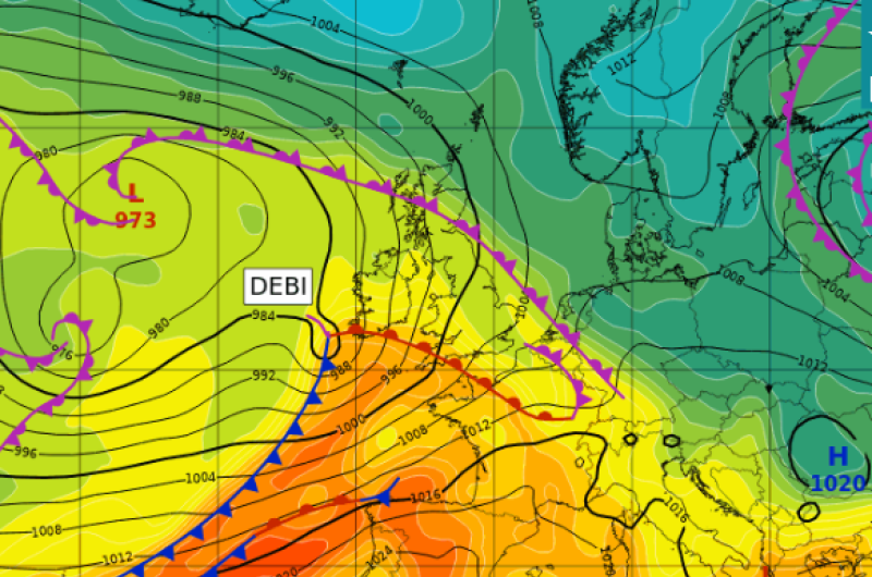 WARNING: Thunderstorms and hail could batter Ireland as Storm Debi continues
