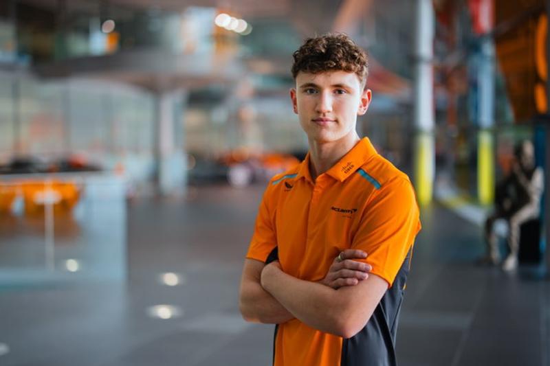 Irish teenager takes step towards F1 dream as he signs with McLaren
