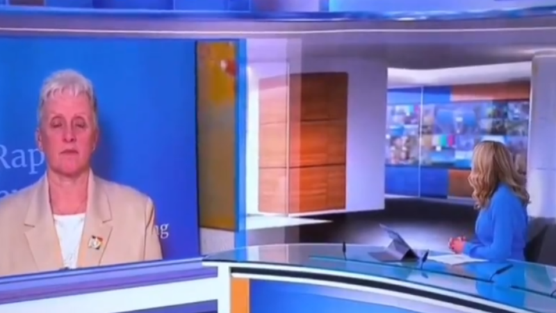 'Quite scary' - Huge concern as woman collapses mid-interview live on RTÉ News