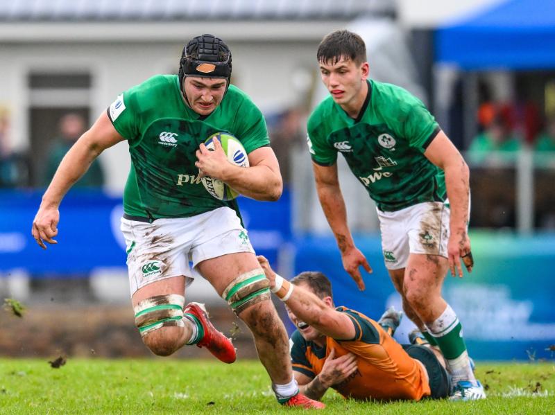 President Higgins inspires Ireland U20s squad as they chase rugby glory in World Championship Final