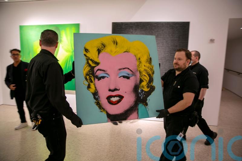Andy Warhol’s Shot Sage Blue Marilyn sells for a staggering amount at auction