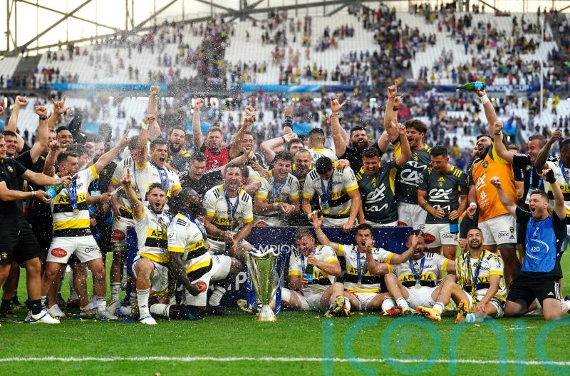 Ronan O’Gara celebrates La Rochelle’s shock last-gasp Champions Cup triumph