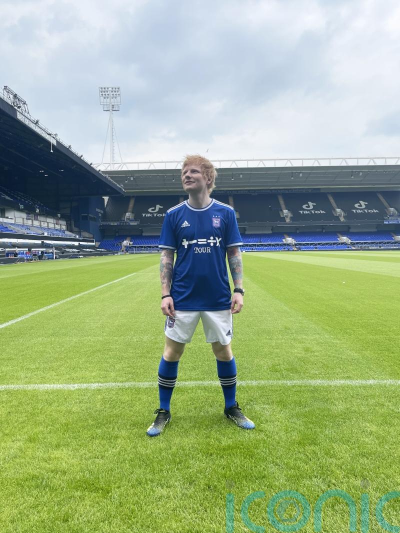 Ipswich fan Ed Sheeran continues sponsorship of club&rsquo;s shirts for next season