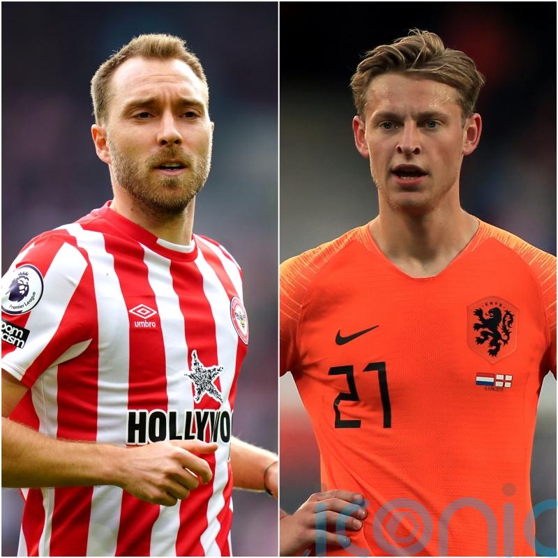 Football rumours: Manchester United chase Christian Eriksen and Frenkie De Jong