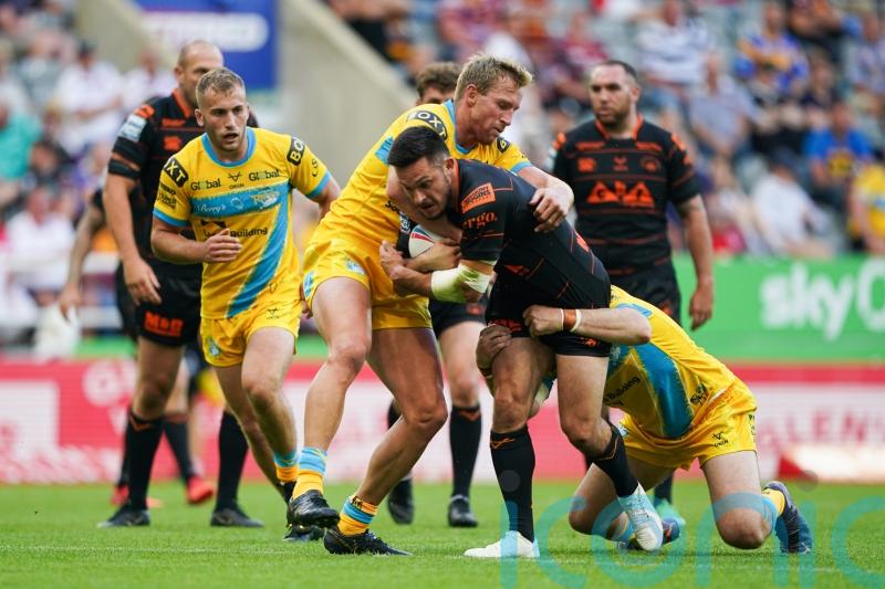 Leeds inspired by Rob Burrow’s family in Magic Weekend win over Castleford