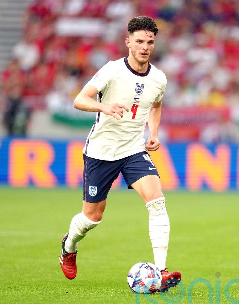 Declan Rice hoping England men’s team can follow in Lionesses’ footsteps
