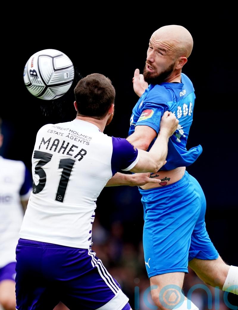 Paddy Madden suspended for Stockport’s game against AFC Wimbledon
