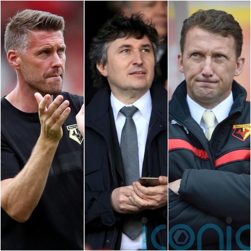Watford’s turbulent managerial history under the Pozzo family’s ownership