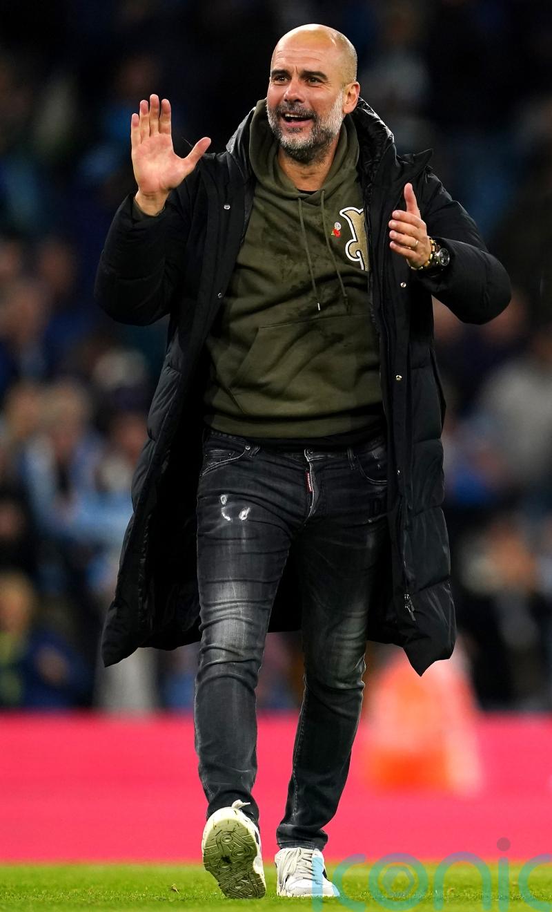 Pep Guardiola satisfied with Manchester City’s position ahead of World Cup break