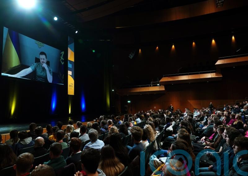 Take care of your freedom, Zelensky says in address to Irish students