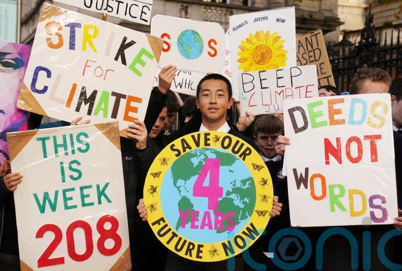 Student climate strikers mark four years of weekly protests outside Dail