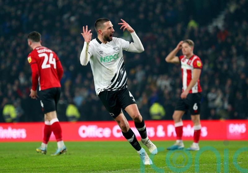 Lincoln hold Derby to draw despite Ben House’s red card