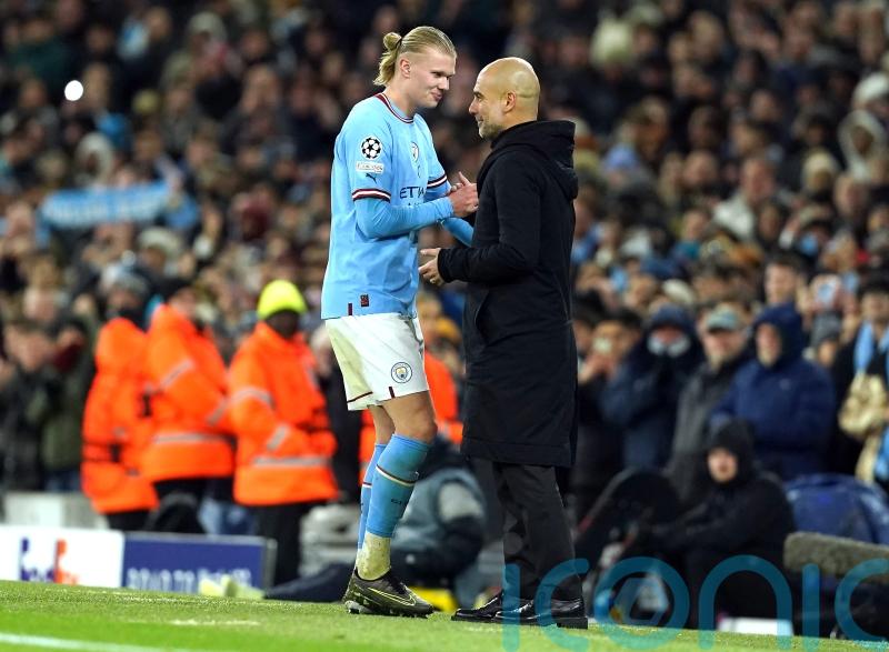 He still has a target – Pep Guardiola laughs off Erling Haaland substitution