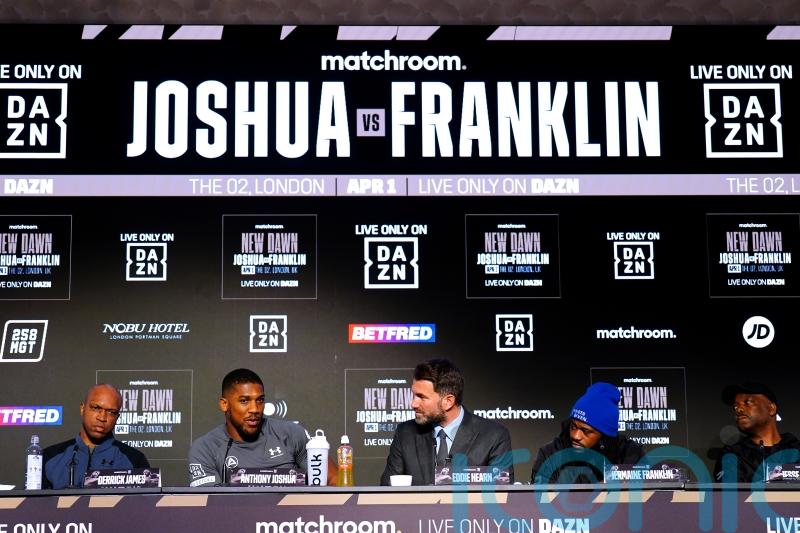 Anthony Joshua’s dedication impresses his new trainer ahead of Franklin fight