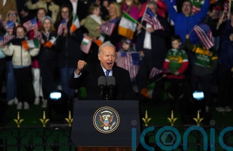 Biden ends emotional final day in Ireland with speech on ‘fierce’ ancestry pride